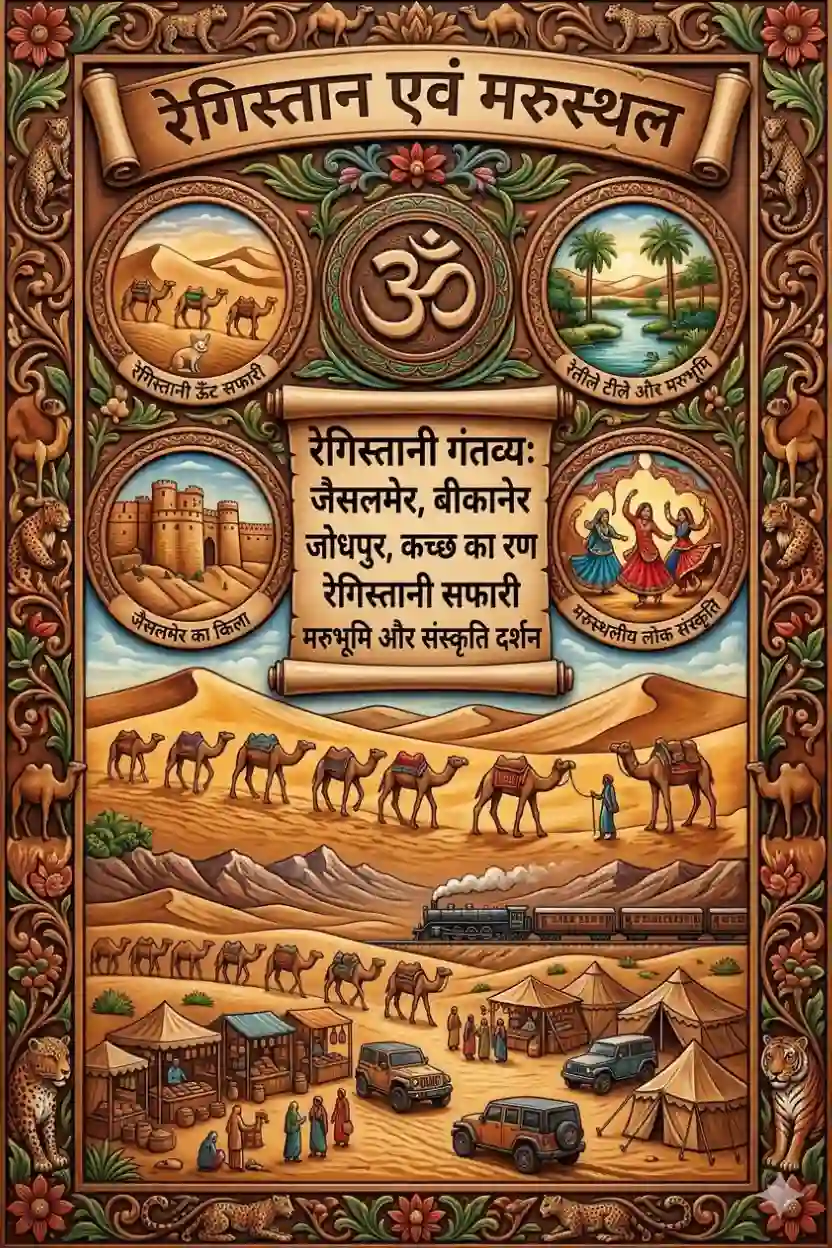 रेगिस्तान एवं मरुस्थल
